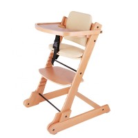 Wooden Highchair with Tray  Adjustable Baby Highchair Solution for Your Babies and Toddlers or as a baby Dining Chair