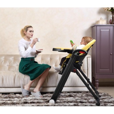 small folding baby furniture metal plastic wholesale folding high chair camping