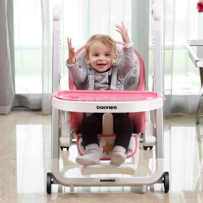 Baby furniture metal plastic baby dining high chair booster